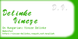 delinke vincze business card